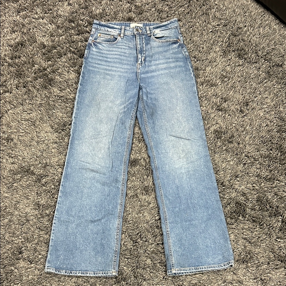 H&M Light Blue wide leg Jeans